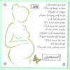 Kaart borduurpatroon zwangere vrouw 1086