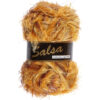 Lammy yarns Salsa multi oranje bruin 617 harig garen