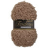 Lammy yarns Super tendresse bruin 018 - polyester garen fluffy