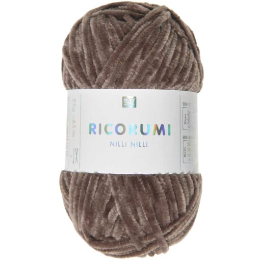Ricorumi Nilli Nilli chocolade (024) - polyester garen