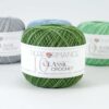 Classic crochet 10 mosgroen haakkatoen