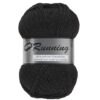 New Running uni zwart 001 sokkenwol