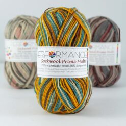sockwool-prime-multi-17514 oker bruin groen