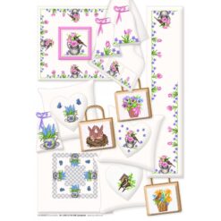 Borduur telpatroon Springtime (096) - Lindner's kruissteek - Afbeelding 3
