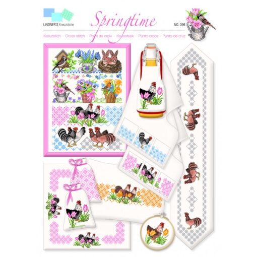 Lindner's kruissteek patronen096-springtime