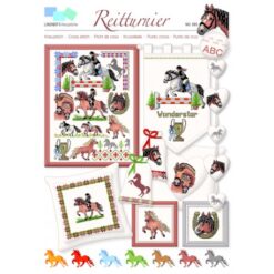 lindner's kruissteek borduurpatroon 085-paardenshow