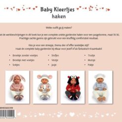 Haakboek baby kleertjes haken van Anja Toonen achterkant