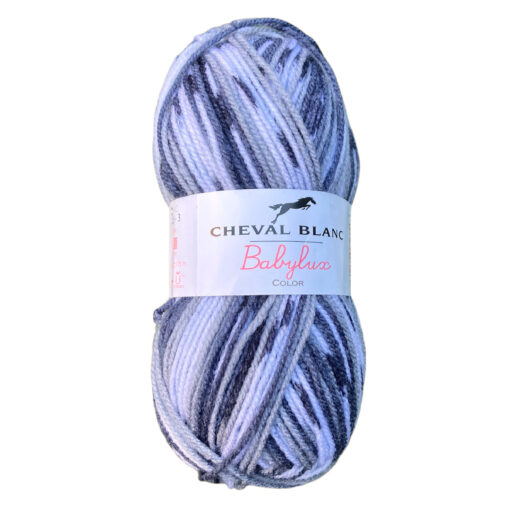Babylux color 400 grijs zwart - acrylgaren