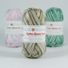 Cotton queen multi beige groen 9040 - katoengaren