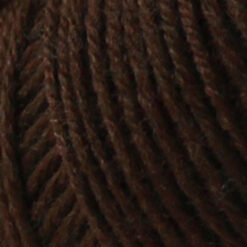 Cool wool 227 donker bruin detail