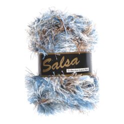 Salsa multi 630 - harig garen - blauw bruin wit