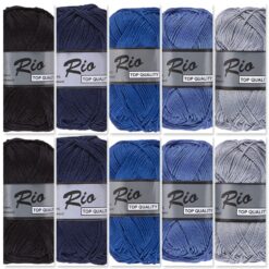 Rio blauw zwart set