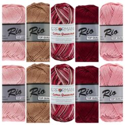 queen rio roze met bruin