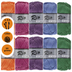 rio harder paars groen set