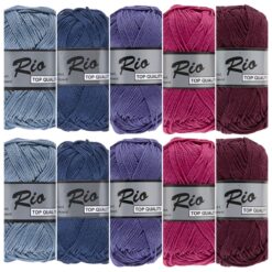rio roze paars blauw set