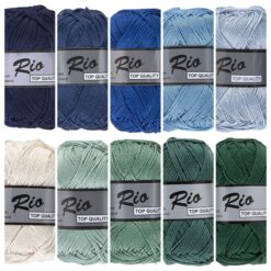 groen blauw kleurverloop set