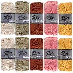warme nazomer kleuren set