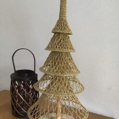 goude kerstboom met ricorumi goud gemaakt
