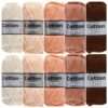 cotton eight sets zalm bruin verloop