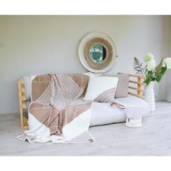Haakpakket Puur haken plaid beige