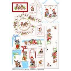 Borduur telpatroon Happy Christmas(167) - Lindner's kruissteek - Afbeelding 3