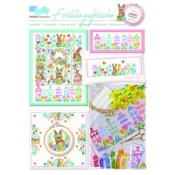 borduurpatroon kruissteek Lindner's162-lente frisheid