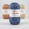 Cotton queen uni blauw 2141 - katoengaren