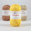 Cotton queen uni geel 010 - katoengaren