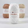 Cotton queen uni wit 0101 - katoengaren