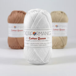 Cotton queen uni wit 0101 - katoengaren