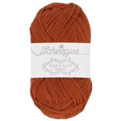linen soft 609 roest bruin - scheepjes