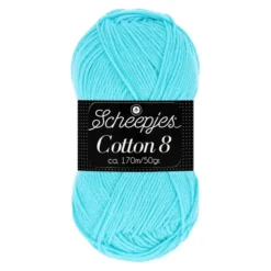 Scheepjes Cotton 8 lucht blauw 622 - katoengaren