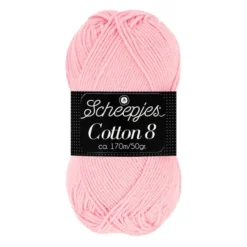 scheepjes cotton 8 654 licht roze
