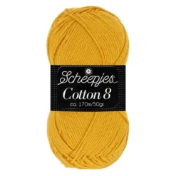 scheepjes cotton 8 722 oker