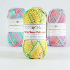 cotton-queen-jaqcuard-10485 zalm geel groen