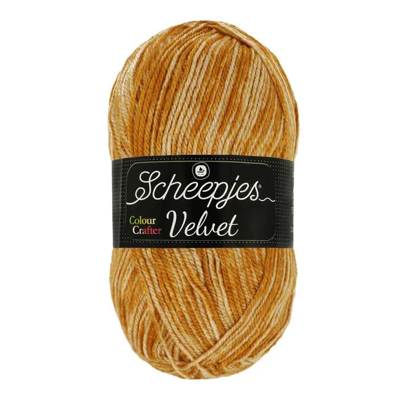 Colour Crafters Velvet astaire 845 - oker - acrylgaren