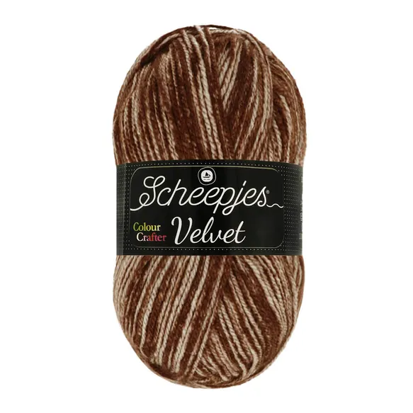 scheepjes velvet 851 gardner bruin