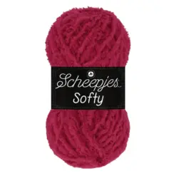 Softy warm rood 490 - polyester en nylon