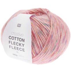 cotton flecky fleece 009 candy roze