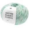 Cotton flecky fleece 012 mint groen